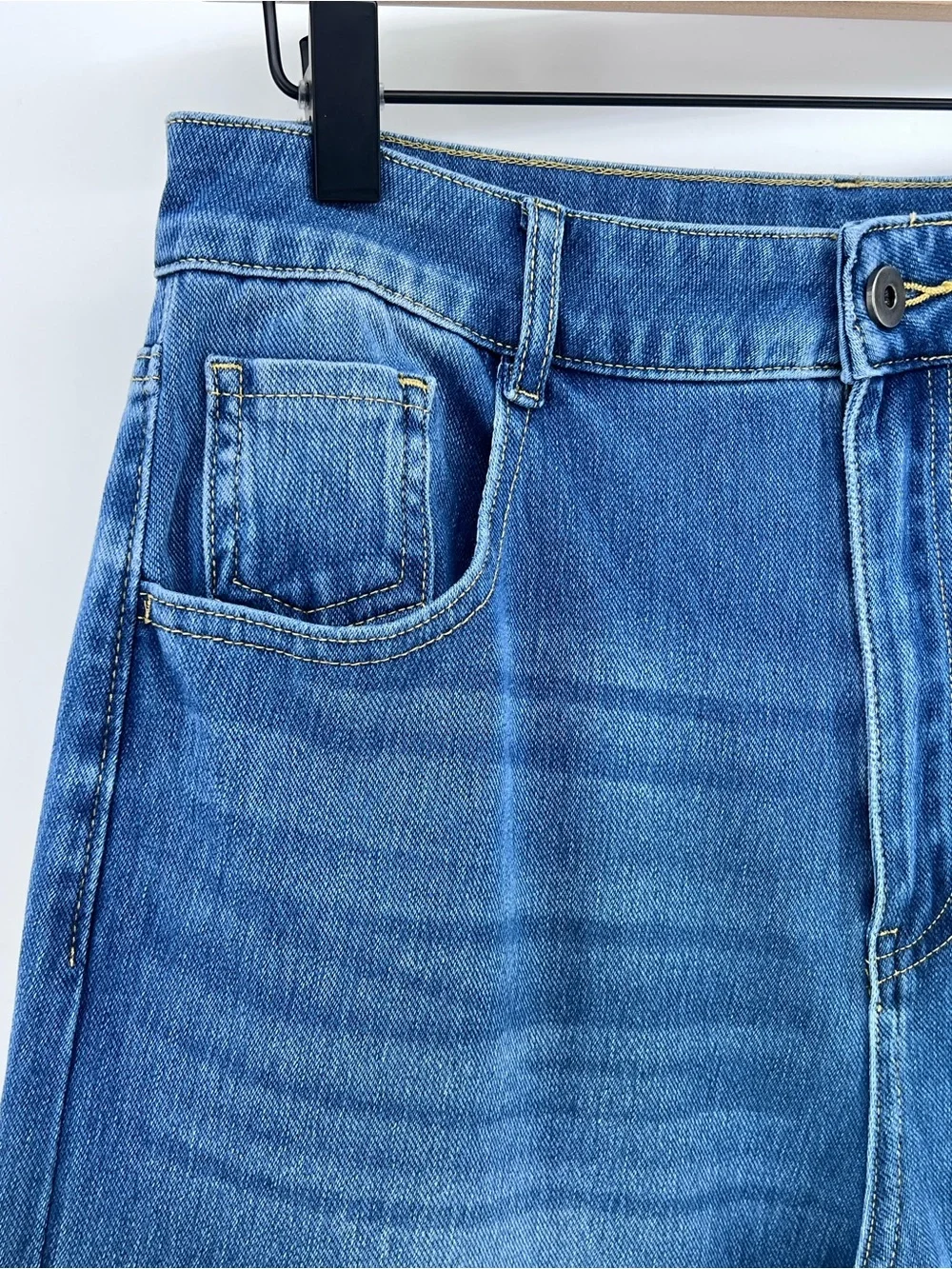 Halara Flex Jeans High Waisted Rolled Hem Wide Leg Casual MP M Petite NWT